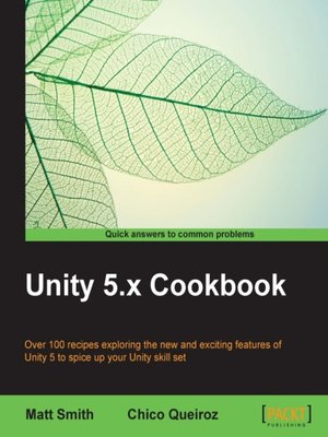 cover image of Unity 5.x Cookbook 